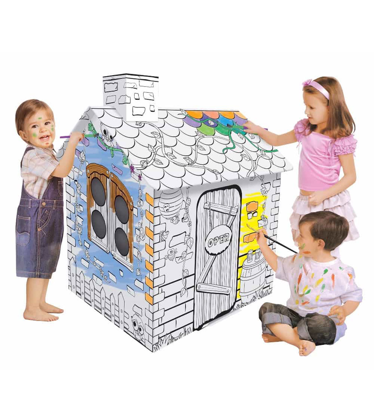 Набір для малювання 4D 'Будиночок з чотирилапими друзями'