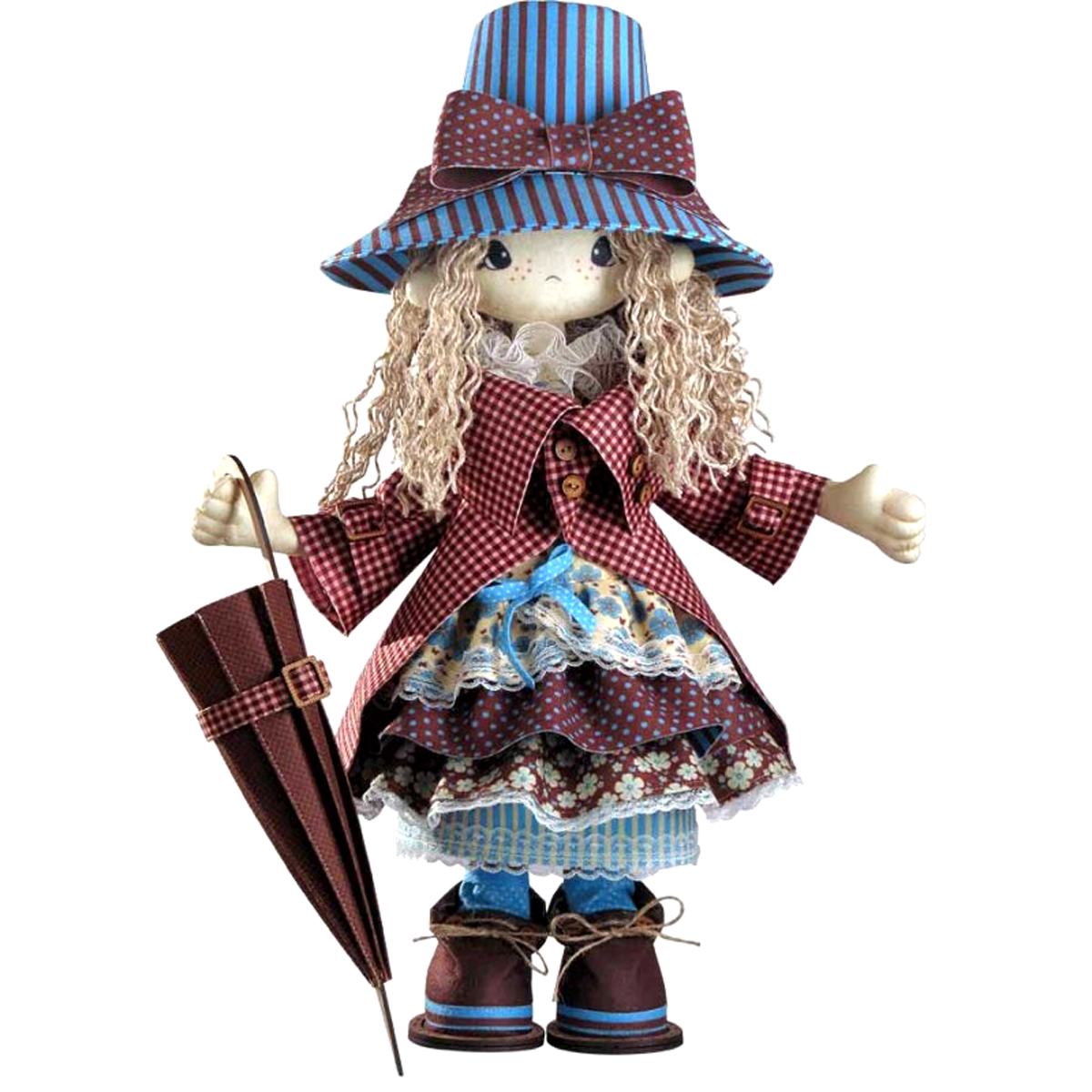 Набор для шитья текстильной каркасной куклы 'Мэри'