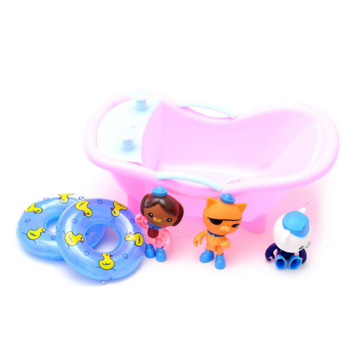 Набор игрушек для купания 'Octonauts' с ванной