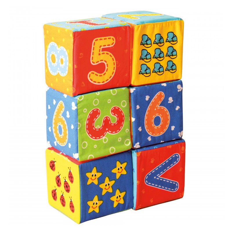 Набір м'яких кубиків 'Перші цифри'