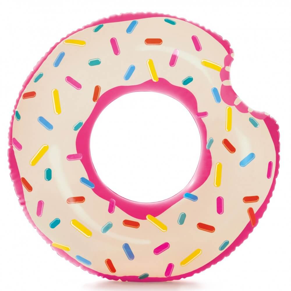 Надувной круг пончик Intex