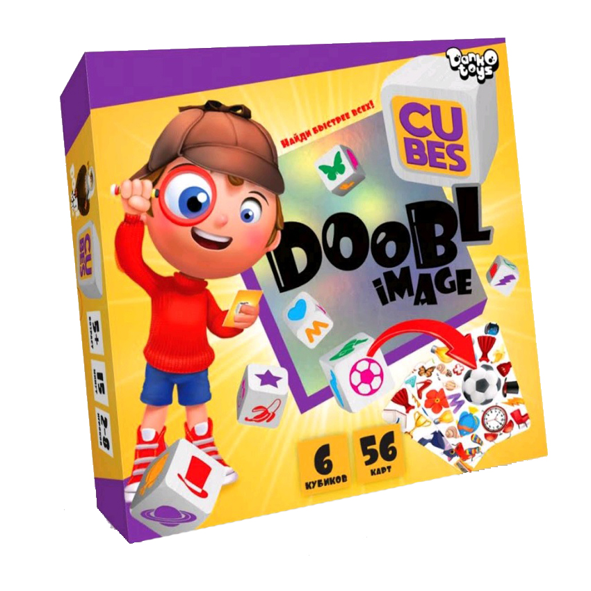 Настільна розважальна гра 'Doobl Image Cubes'