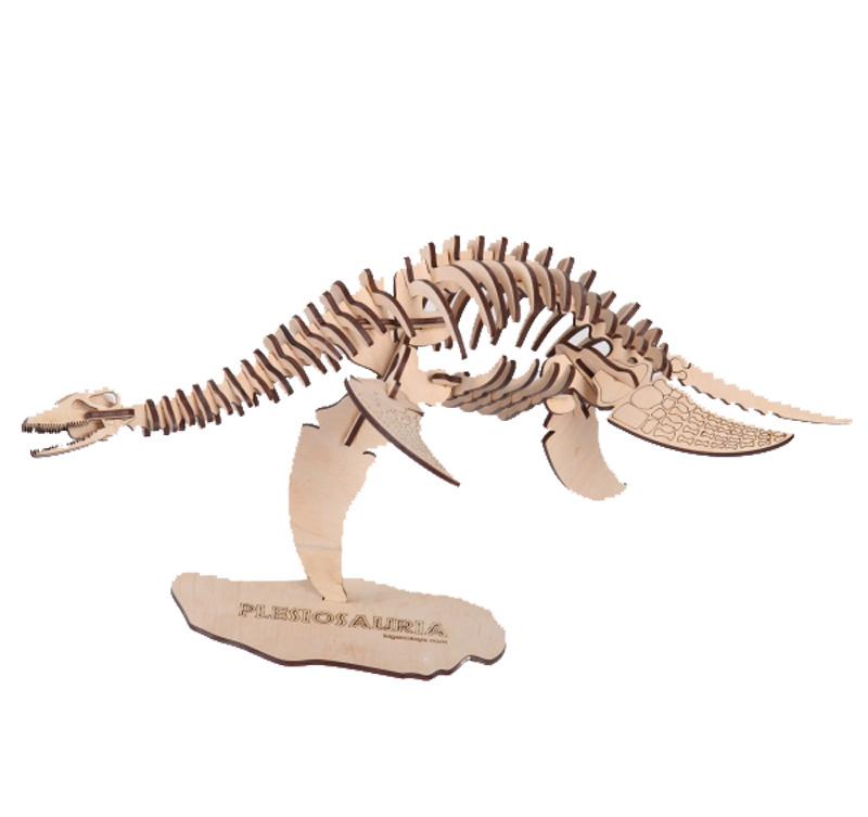 Пазл 3D з дерева динозавр Плезіозавр