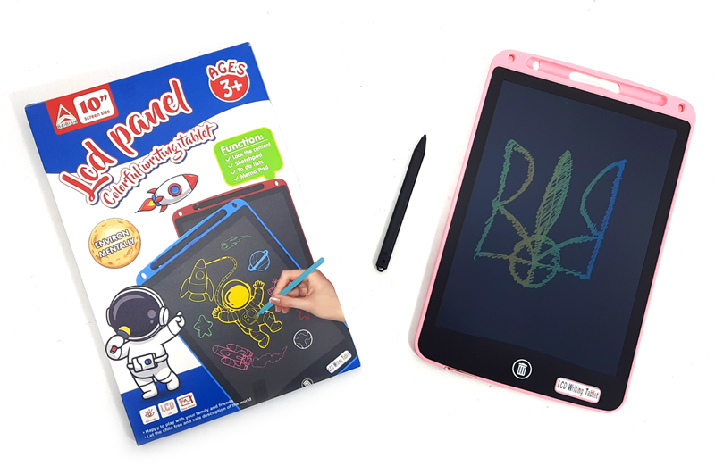 Планшет для малювання LCD Writing Tablet 10'' кольоровий