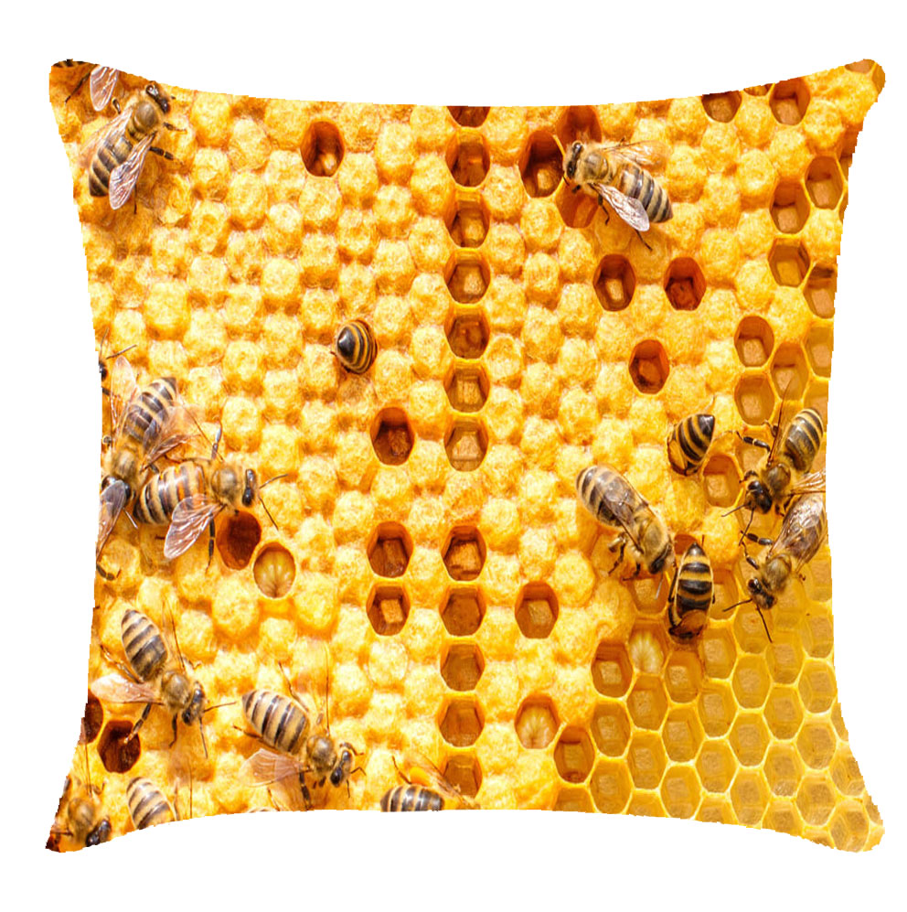 Подушка 3D 'Пчелы и мед'