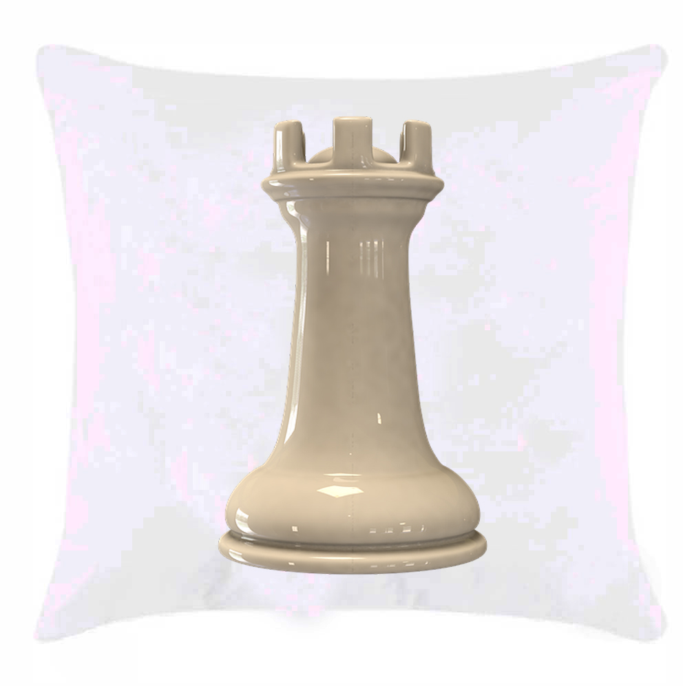 Подушка для шахматиста 'Белая тура'