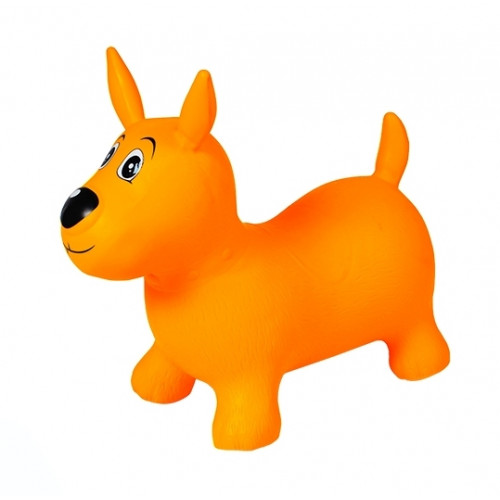 Прыгун детский 'Собака' оранжевый цвет