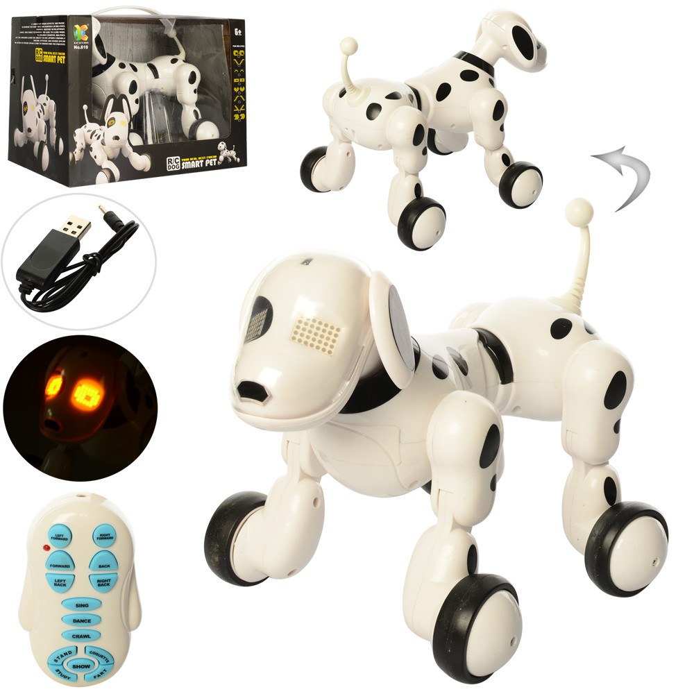Собака робот интерактивная на радиоуправлении