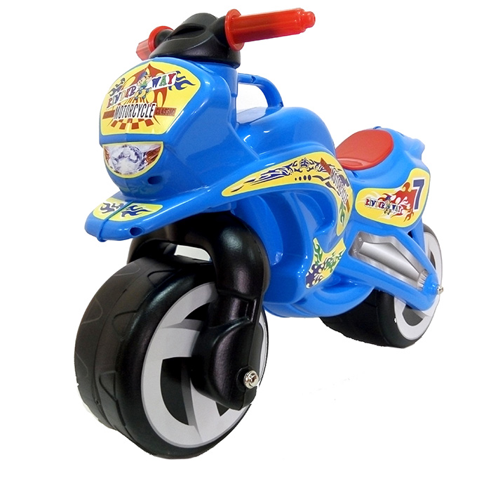 Велобег 'Мотоцикл' (блакитний)