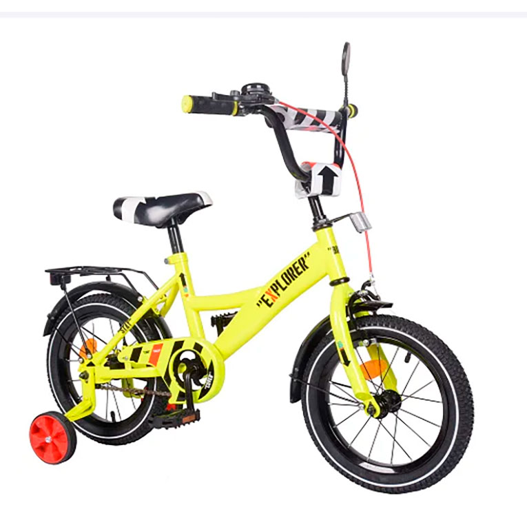Велосипед 2-х колесный EXPLORER yellow 14' дюймов