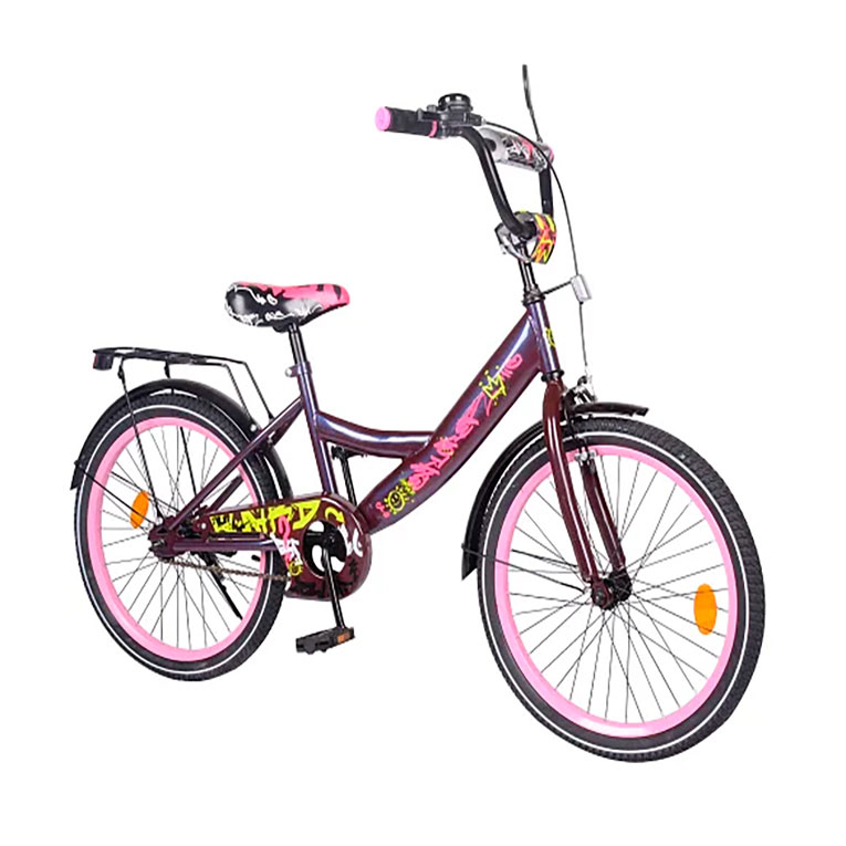 Велосипед дитячий 2-х колісний EXPLORER purple_pink 20' дюймів