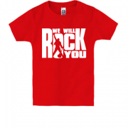 Детская футболка  "We will rock you"