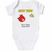 Дитячий боді Angry Birds (літо, спека)