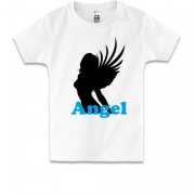 Детская футболка Девушка ангел