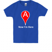 Детская футболка Google Maps