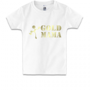 Детская футболка Gold мама