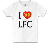 Детская футболка I love LFC 4