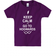 Детская футболка Keep calm and go Hogwards