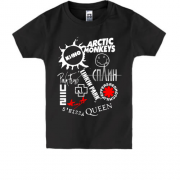Детская футболка с рок группами