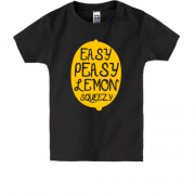 Детская футболка Easy Peasy Lemon Squeezy