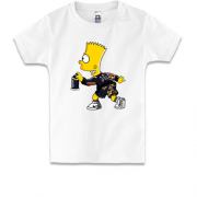 Детская футболка Барт Симпсон Supreme