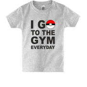 Дитяча футболка Go to the gym
