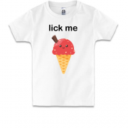 Дитяча футболка Lick me