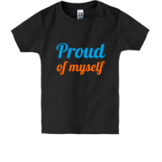 Детская футболка Proud of myself