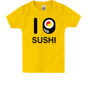 Дитяча футболка Я люблю суші