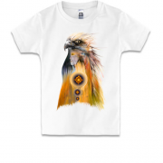 Детская футболка с девушкой-орлом