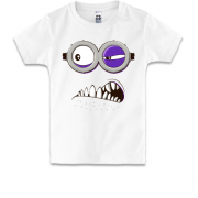 Детская футболка со злым миньоном