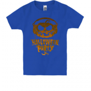 Детская футболка с надписью Halloween Party