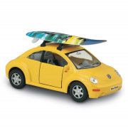 Копия машины "Kinsmart" Volkswagen New Beetle surfboard с рисунком