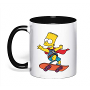 Чашка "Барт Симпсон на скейте"