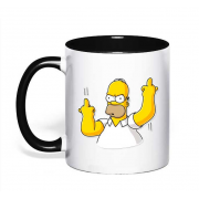 Чашка "Гомер Симпсон не в настроении"