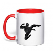 Чашка з героєм "Чорна Пантера" в польоті