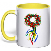 Чашка с "Украинским женским венком"