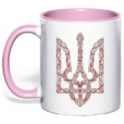 Чашка "Герб Украины" из цветов