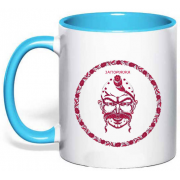 Чашка з мальованої символікою міста Запоріжжя