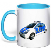 Чашка с полицейской машиной 