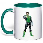 Чашка с героем "Зеленый фонарь Джордан"