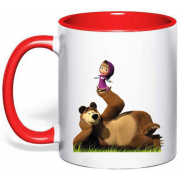 Чашка "Маша и Медведь" с рисунком
