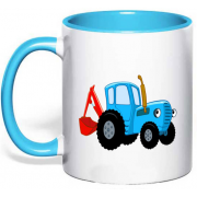Чашка Синий трактор