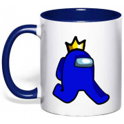 Чашка Among Us синий в короне