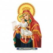 Алмазная мозаика Богородица на подставке