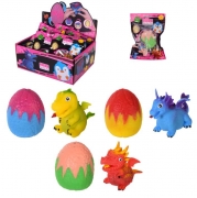 Антистресс игрушка динозавр вылазит из яйца