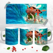 Чашка с 3Д рисунком "Моана и Мауи"