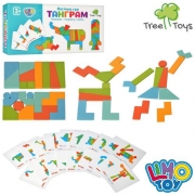Деревянная игра "Танграм" для развития