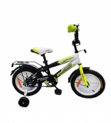 Детский черно-зеленый велосипед "PROFI"