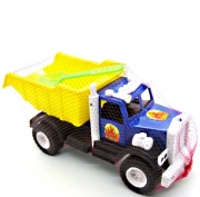 Дитячий вантажівка з лопакткой і пасочками